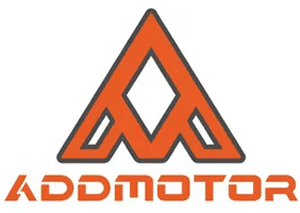 Addmotor emblem featuring stylized letter A