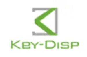 Key-Disp brand icon with geometric shape