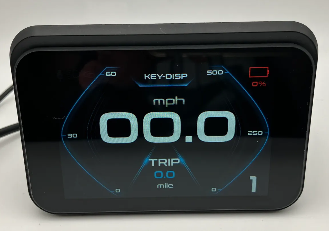 Digital speedometer with trip display