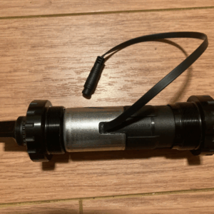 Cycling gear part with connector cable