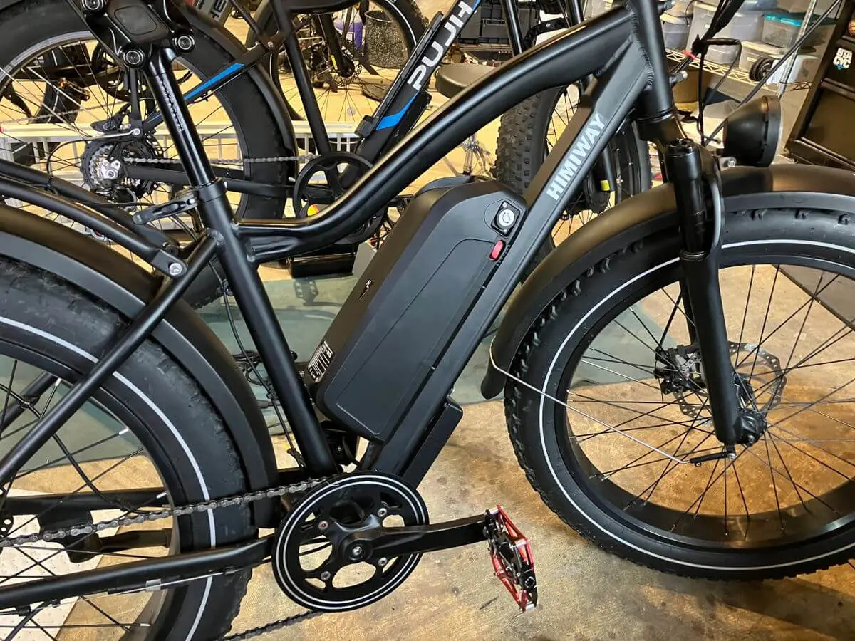 Electric bike with fat tires