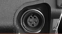 EV charging socket detail