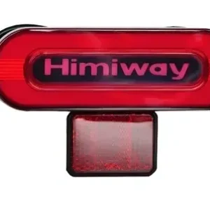 Red Himiway bike taillight and reflector